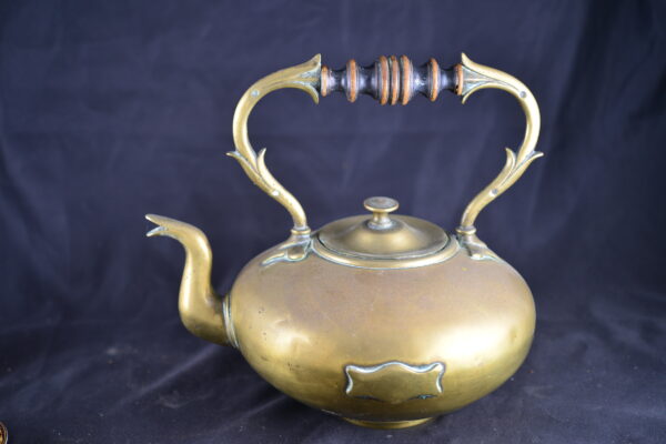 Victorian copper teapot